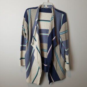 J. Jill drape neck open front cardigan small